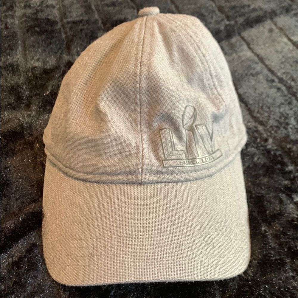 NFL Super Bowl LV Tampa Bay Gray Strapback Hat